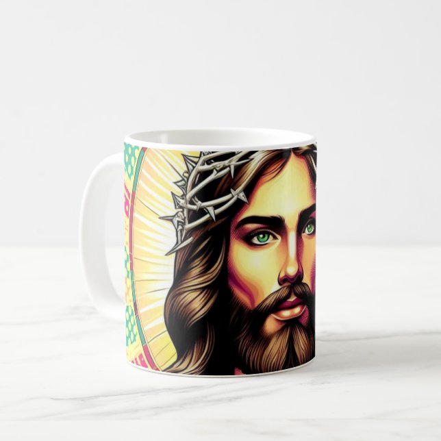 Caneca De Café Cãozinho de Jesus! (Frente Esquerda)
