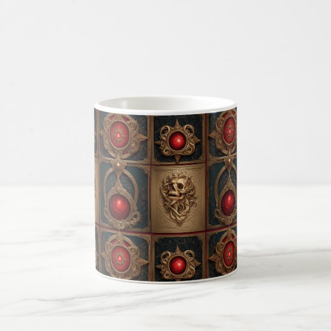 Caneca De Café Capa de Livro Gótico (Centro)