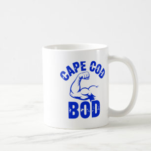 Caneca De Café Capa engraçada de homem Cod Bod Machusetts verão p