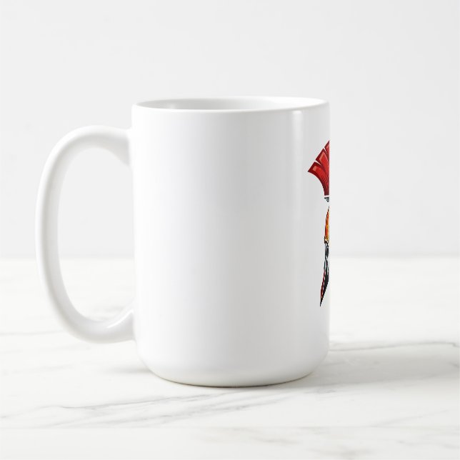 Caneca De Café Capacete coríntio grego antigo (Esquerda)