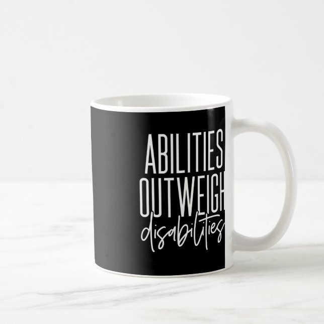 Caneca De Café Capacidade supera as deficiências - melhor ideia d (Direita)