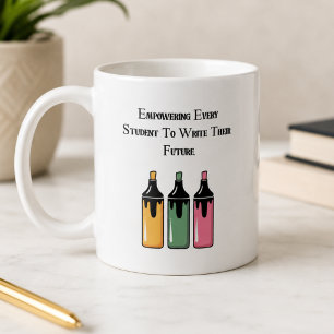 Caneca De Café Capacitando Cada Aluno a Escrever Seu Futuro