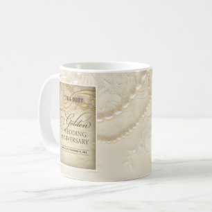 Caneca De Café Capas personalizáveis de 50º aniversário de cas
