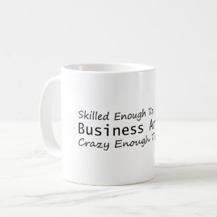 Caneca De Café Capaz de se tornar um analista de negócios maluco