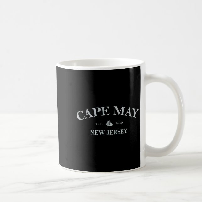 Caneca De Café Cape May Nova Jersey _ Cape May NJ Velero (Direita)