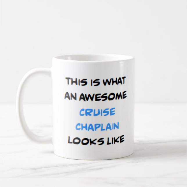 Caneca De Café capelão de cruzeiro, incrível (Esquerda)