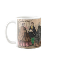 Capes e Paletots Mugs de 1858 em Godey