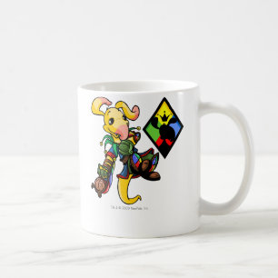 Caneca De Café Capitão 1 da equipe da ilha de Roo