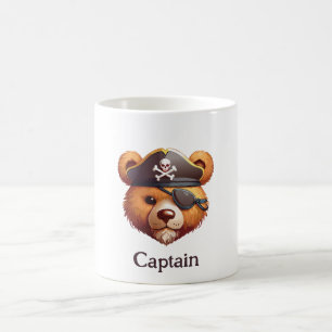 Caneca De Café Capitão Bear