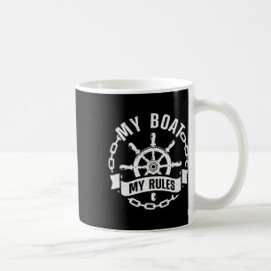 Caneca De Café Capitão de Barco Legal Design Para Homens Mulheres