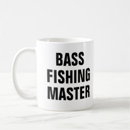 Caneca De Café Capitão de Pesca de Bass