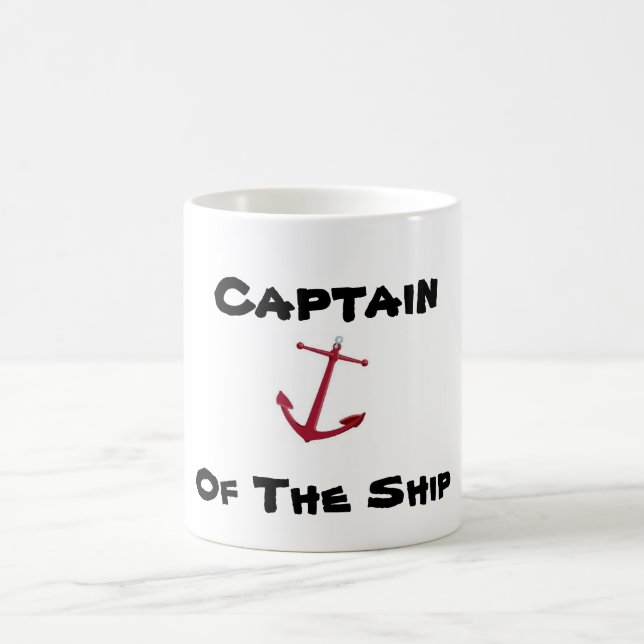 Caneca De Café Capitão do navio (Centro)