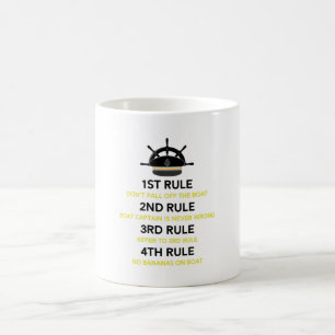 Caneca De Café Capitão engraçado Presente Barco Barco