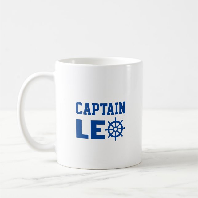 Caneca De Café Capitão Leo (Esquerda)