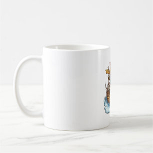 Caneca De Café Capitão Meowbeard - Gráfico de Gatos Piratas Engra