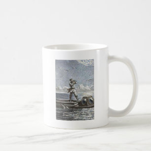 Caneca De Café Capitão Nemo Verne 20.000 Leagues Sci Fi Art
