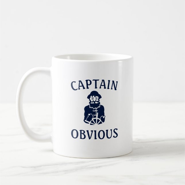 Caneca De Café capitão óbvio (Esquerda)