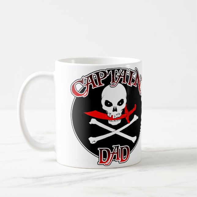 Caneca De Café Capitão Pai (Cutlass) Mug (Esquerda)