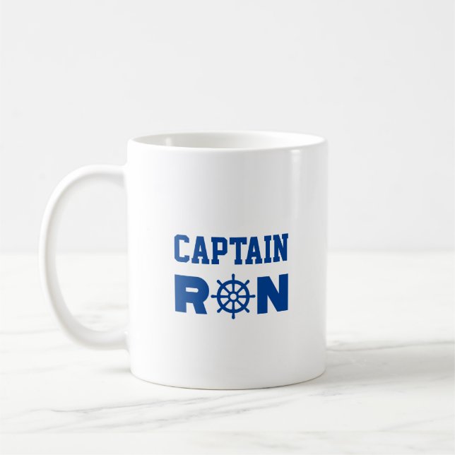 Caneca De Café Capitão Ron (Esquerda)