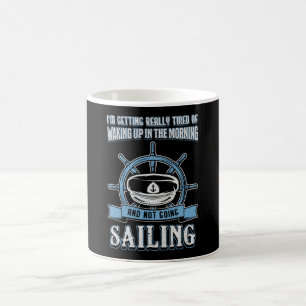 Caneca De Café Capitão Sail Boat Sailor Gift Idea