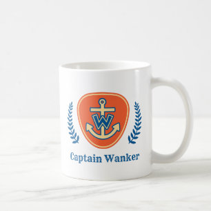 Caneca De Café "Capitão Wanker" Coffee Mug