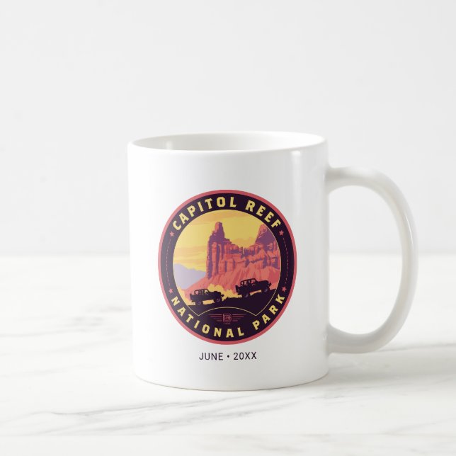 Caneca De Café Capitol Reef National Park (Direita)
