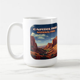 Caneca De Café Capitol Reef National Park Utah Desert Vintage