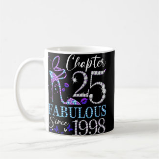 Caneca De Café Capítulo 25 Fabuloso Desde 1998 25 Aniversário Rai