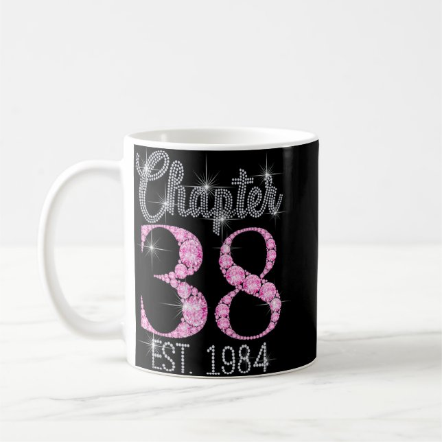 Caneca De Café Capítulo 38 Fabuloso Desde 1984 38º aniversário (Esquerda)
