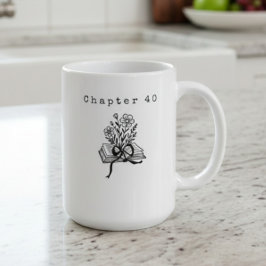 Caneca De Café Capítulo 40 Coquette Livro Flores Silvestres