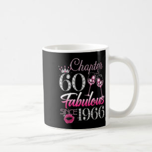 Caneca De Café Capítulo 60 Fabuloso Desde 1966 Aniversário de 60 