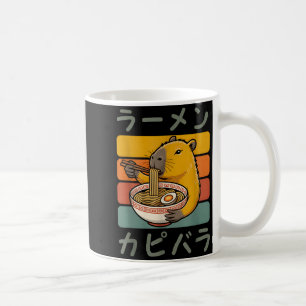 Caneca De Café Capivara Anime Gráfico Ramen Kawaii Japonês Vinta