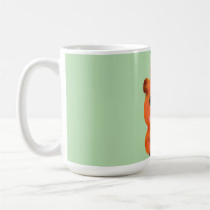 Caneca De Café Capivara Fofa e Felpuda com Laranja Ar de Animal