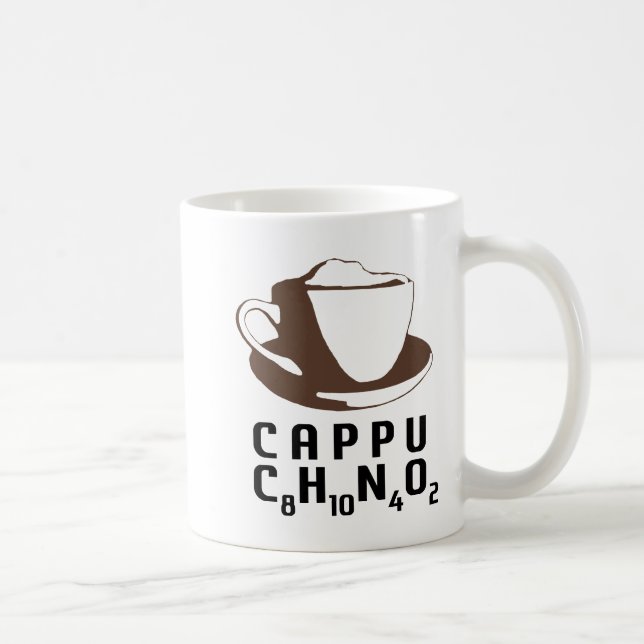 Caneca De Café Cappuccino químico (Direita)