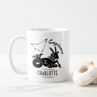 Capricorn Constelação de Caprinos Nome Personaliza
