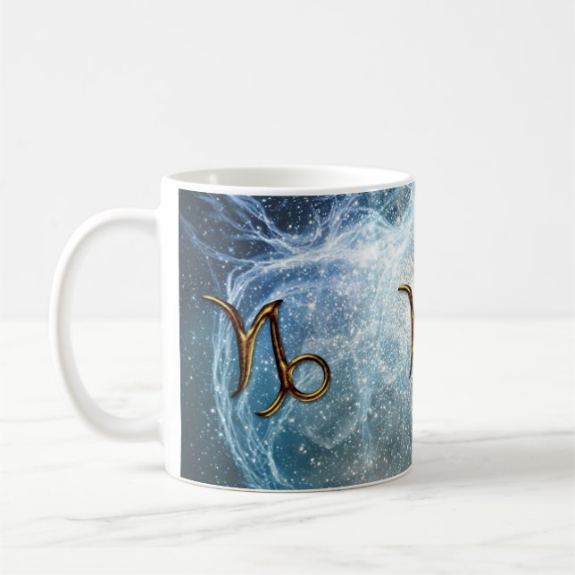 Caneca De Café Capricorn Zodiac - Sinal Mug (Esquerda)