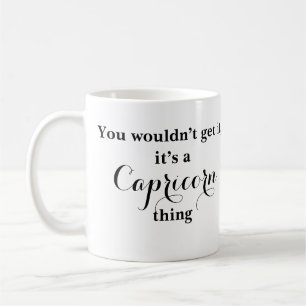 Caneca De Café Capricórnio Astrologia Zodiac Funny Mug