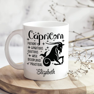 Caneca De Café Capricórnio Zodiac Horoscope