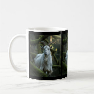 Caneca De Café Caprino florestal místico entre Moss Dark Fantas