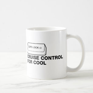 Caneca De Café capslock - cruise control para legal