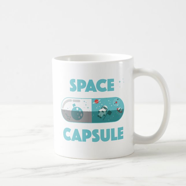 Caneca De Café Cápsula de espaço (Direita)