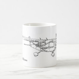 Caneca De Café Captmoonbeam Cessna 82 Skylane