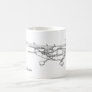 Caneca De Café Captmoonbeam Cessna 82 Skylane