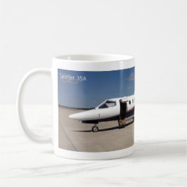 Caneca De Café CAPTMOONBEAM Learjet 35A