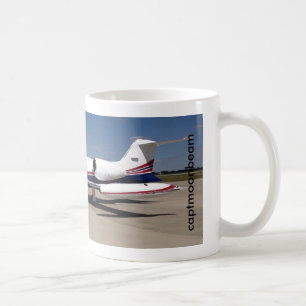 Caneca De Café CAPTMOONBEAM Learjet 35A