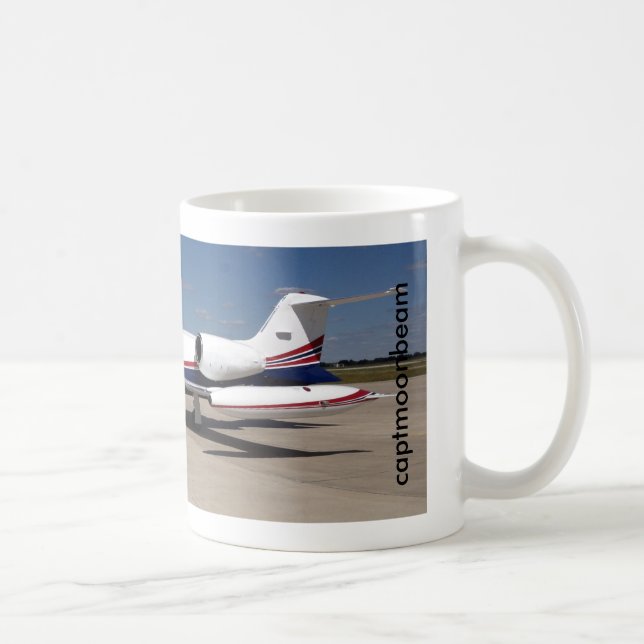 Caneca De Café CAPTMOONBEAM Learjet 35A (Direita)