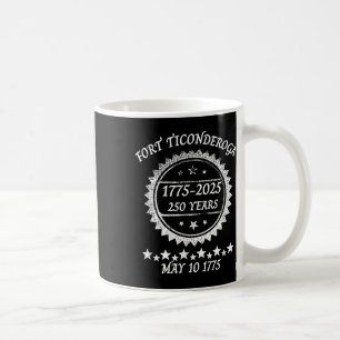 Caneca De Café Capture Fort Ticonpeta 250 Anos Aniversário Rev