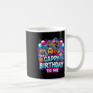 Caneca De Café Capy Birthday Engraçado Cappy Aniversário Para Mim