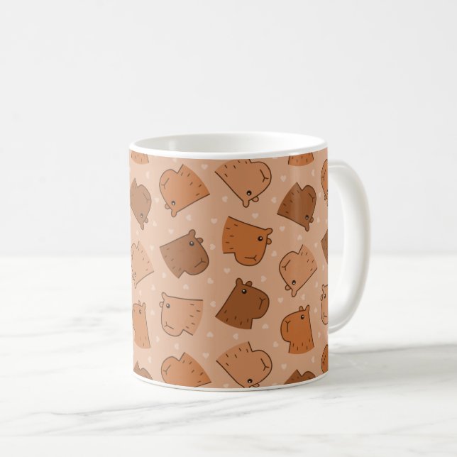 Caneca De Café Capybara (Frente Esquerda)