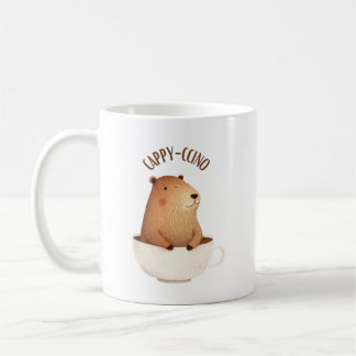Caneca de café Capybara, Cappyccino